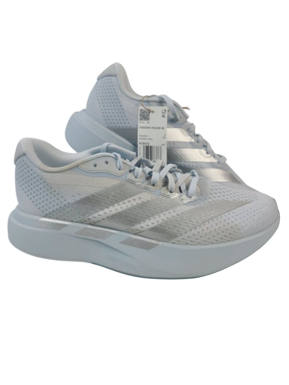NEW Adidas Adizero Pacer W Women's Running Shoes US 10.5 Blue/Silver